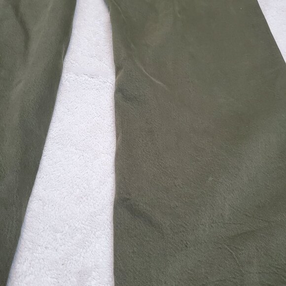 NWT We the Free Olive Green High Rise Wide Leg Palmer Cuffed Jeans 30 - Picture 5 of 13